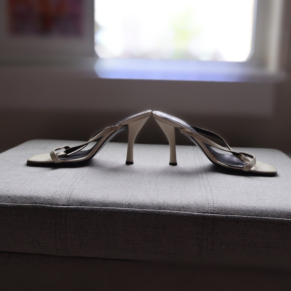 Donald J Pliner Couture Couture Strappy Heels Womens 7M Beige Vintage Y2K - Picture 2 of 9